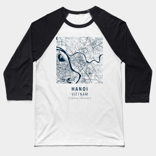 hanoi simple map Baseball T-Shirt